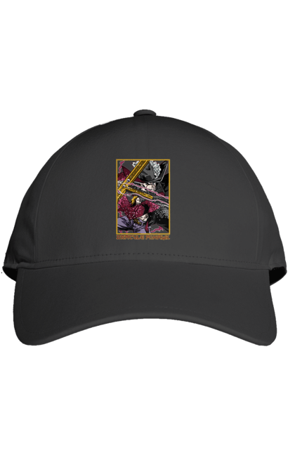 Cap with prints One Piece Dracule Mihawk. Anime, dracule mihawk, manga, mihawk, one piece, straw hat pirates. 2070702