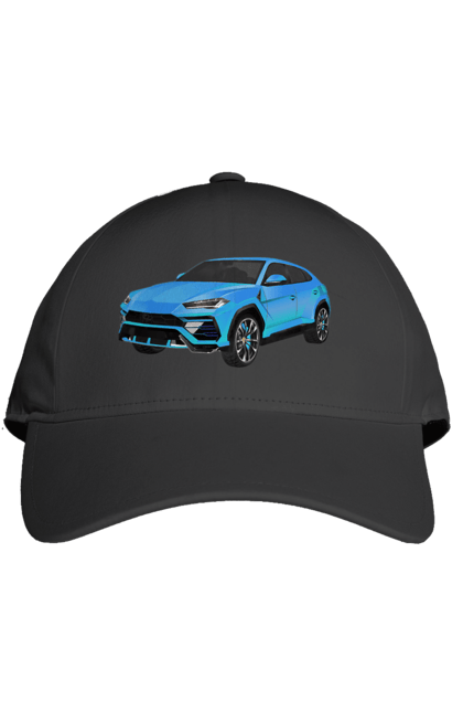 Кепка з принтом "Ламборгіні Урус". Автомобіль, ламборгіні, ламборгіні урус, урус. 2070702