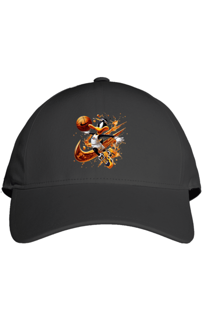 Cap with prints Daffy Duck Nike. Cartoon, character, daffy duck, duck, looney tunes, merrie melodies, nike, warner brothers. 2070702