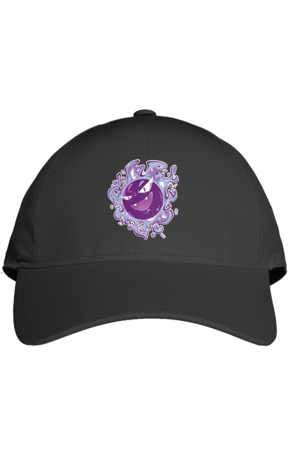 Cap with prints Pokemon Gastly. Anime, games, gastly, nintendo, pokemon, pokemon go. 2070702