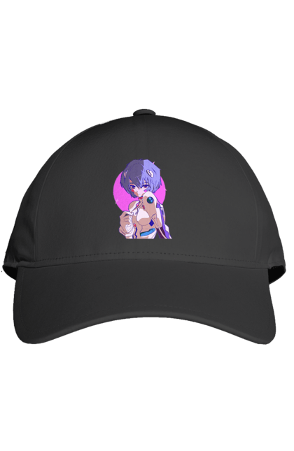 Cap with prints Evangelion Rei. Anime, evangelion, eve, kaoru, manga, rei ayanami, shinji. 2070702