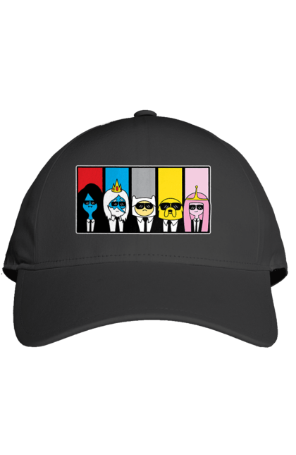 Cap with prints Adventure Time. Adventure time, animated series, cartoon network, land of ooo, tv series. 2070702