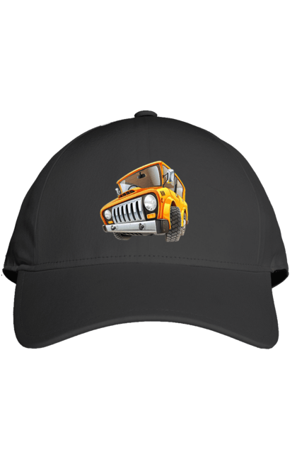 Кепка з принтом "Вантажівка". Авто, автомобіль, вантажівка, дитячий малюнок, зображення авто. 2070702