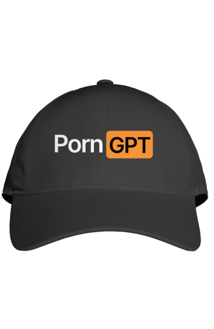 Кепка з принтом "Chat GPT porn мем". Chat, data, gpt, porn, programming, айті, айтішнік, дата, інтилект, штучний. futbolka.stylus.ua