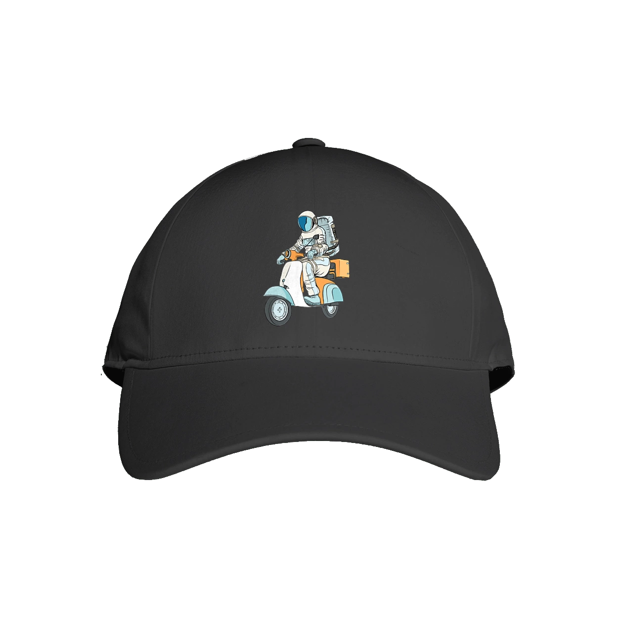 Astronaut on a motorcycle