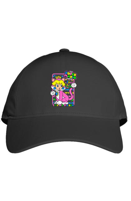 Cap with prints The Super Mario Bros. Movie Princess Peach. Character, game, mario, mario bros, movie, nintendo, princess peach, super mario bros. 2070702