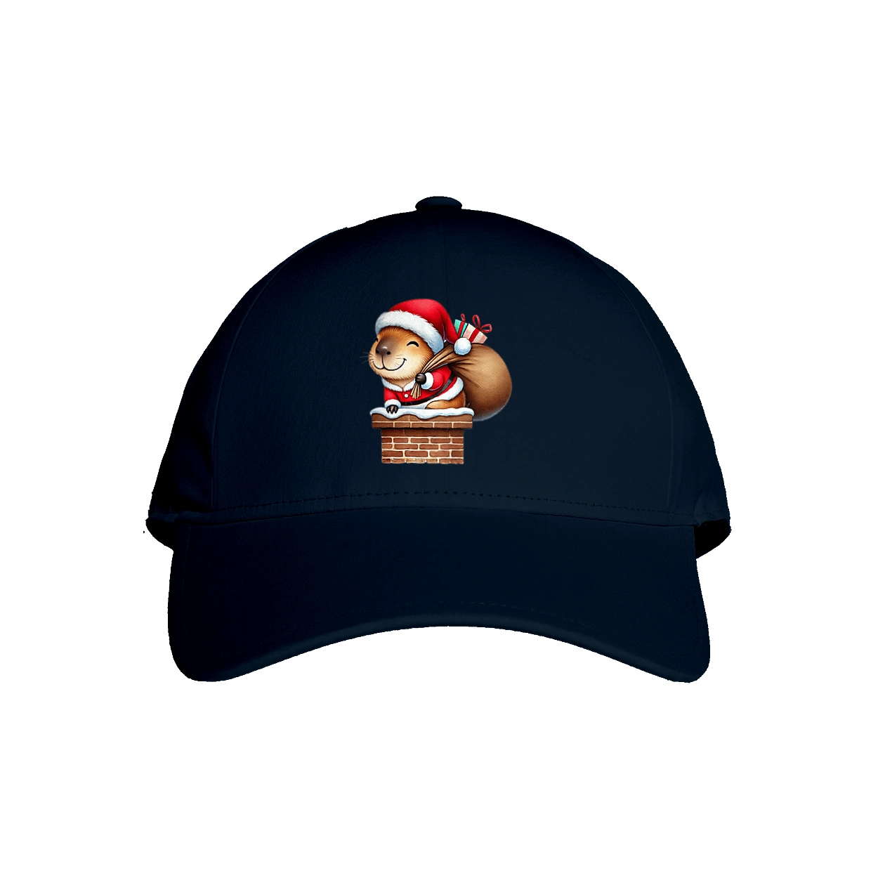 Різдвяна капібара з подарунком