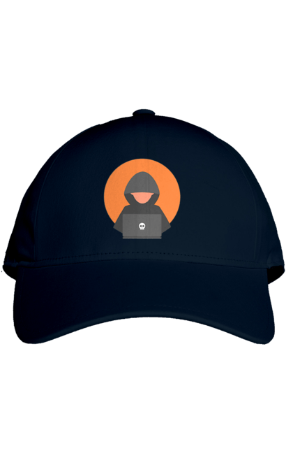 Кепка з принтом "Я програміст". Angular, c, css, html, it, javascript, jquery, php, python, react, svelt, vue, айтишник, айті, гумор, код, кодувати, прогер, програміст, програмісти, ти ж, ти ж програміст, тиж програміст. 2070702