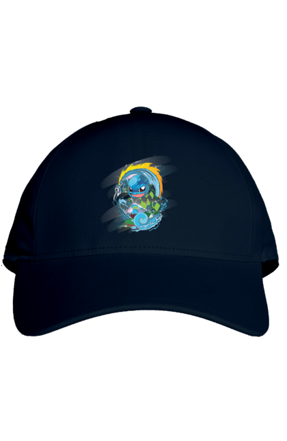 Cap with prints Pokemon Squirtle. Anime, games, nintendo, pokemon, pokemon go, squirtle. 2070702