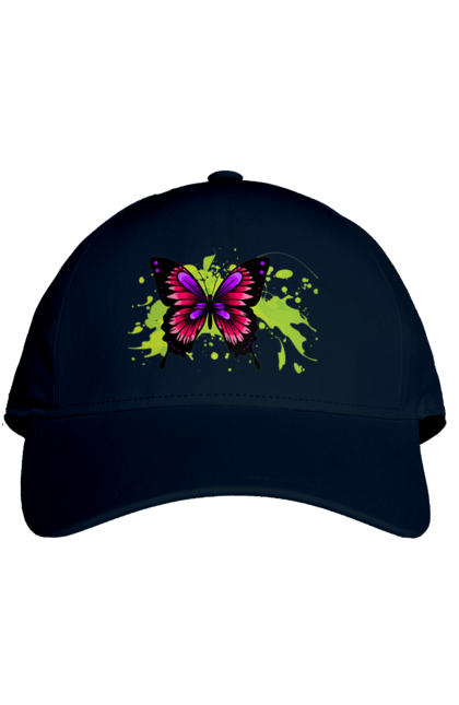 Кепка з принтом "Рожевий Метелик". Метелик. 2070702