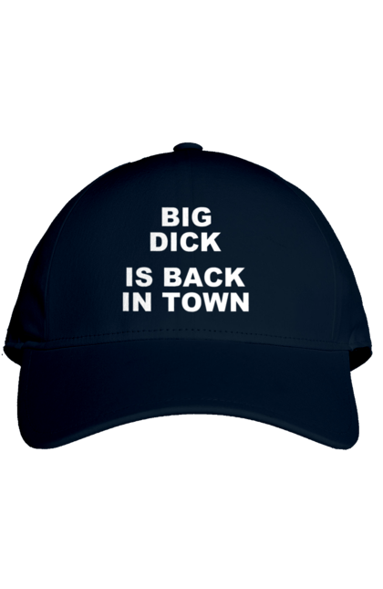 Кепка з принтом "Повернення". Mem, prikol, великий член, гумор, жарт, кінець, кінець війні, повернення. 2070702