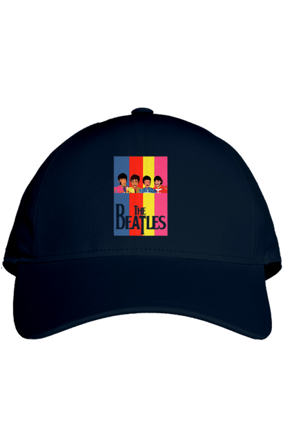 Cap with prints The Beatles. Beatles, george harrison, john lennon, liverpool four, music, paul mccartney, ringo starr. 2070702