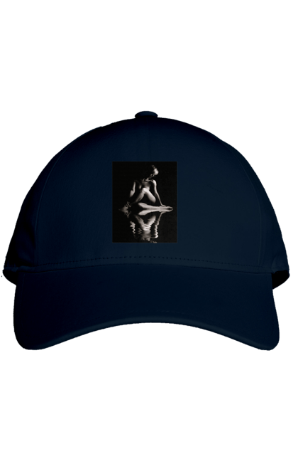 Кепка з принтом "Краса тіла". Вигини жіночого тіла, грація тіла, груди, жіноче тіло, жіночі груди, краса тіла. 2070702