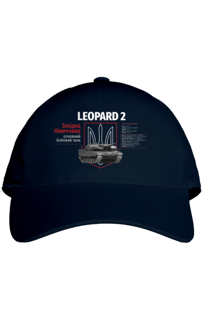 Кепка з принтом "Leopard 2". Leopard 2, залужний, зброя, танк. 2070702