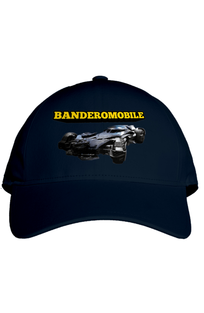 Cap with prints Truck. Bandera, batmobile, military equipment, super car, truck, зсу. 2070702