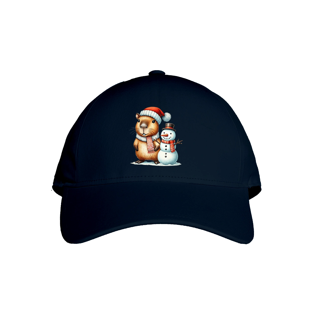 Capybara and Snowman