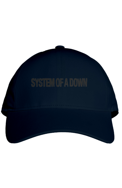 Кепка з принтом "System of a Down". Soad, альтернативний метал, група, метал, музика, ню метал, прогресивний метал, рок, хард рок, хеві метал. 2070702