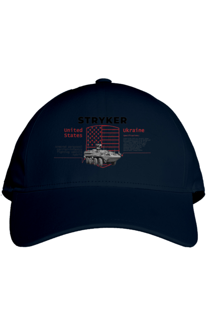 Кепка з принтом "Stryker". F16, nasams, stryker, zuzana, гаубиця, два герби, залужний, сюзанна. 2070702
