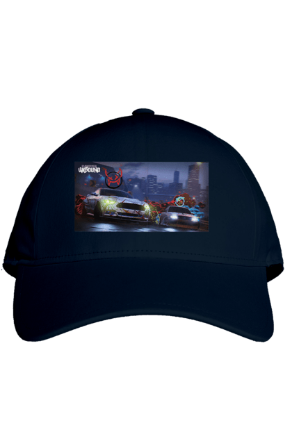 Кепка з принтом "Need for Speed Unbound". Heat, need, need for speed, nfs, speed, unbound, нид, нфс, спид, фор. 2070702