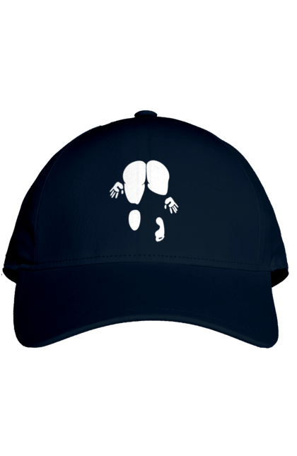 Кепка с принтом Девушка вид з зади. Вид з зади, девушка, девушка раком, пошлая, прикольная, юмор. 2070702