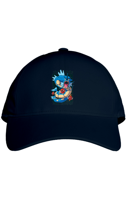 Cap with prints Pokemon Gyarados. Anime, games, gyarados, nintendo, pokemon, pokemon go. 2070702