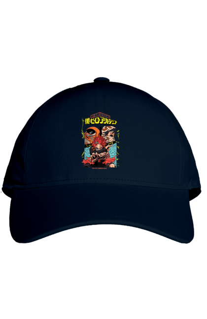 Кепка з принтом "Моя академія героїв Ейджіро Кірішіма". Eijiro kirishima, my hero academy, red riot, аніме, ейджіро киришима, ейджіро кірішіма, манга, моя академія героїв, моя геройська академія, червоний бунтар. 2070702