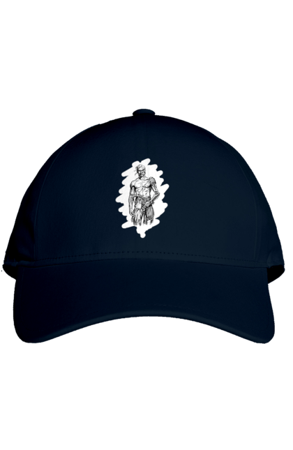 Cap with prints Cyborgs of ukraine. Cossack, cyborg, forelock, patriot, pistol, ukrainian, vusa, zbroya. 2070702