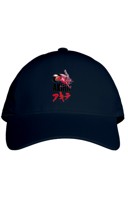 Кепка з принтом "Акіра". Akira, shotaro kaneda, tetsuo shima, акіра, аніме, кіберпанк, тецуо шима, шьотаро канеда. 2070702