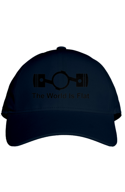 Кепка з принтом "World Flat". Авто, деталь. 2070702