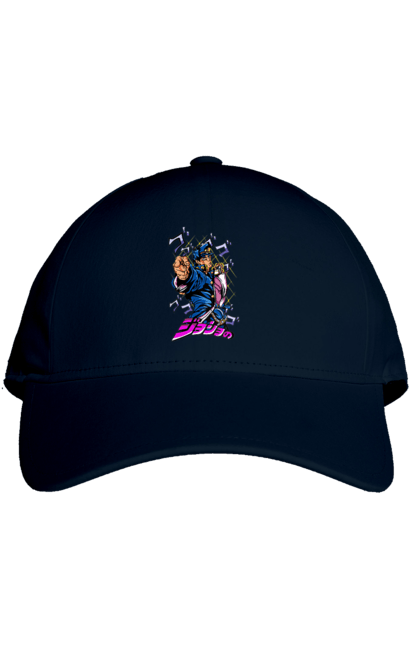 Кепка з принтом "ДжоДжо Джотаро". Jojo, jojo’s bizarre adventure, jotaro, jotaro kujo, аніме, джотаро, джотаро куджо, манга, неймовірні пригоди джоджо. 2070702