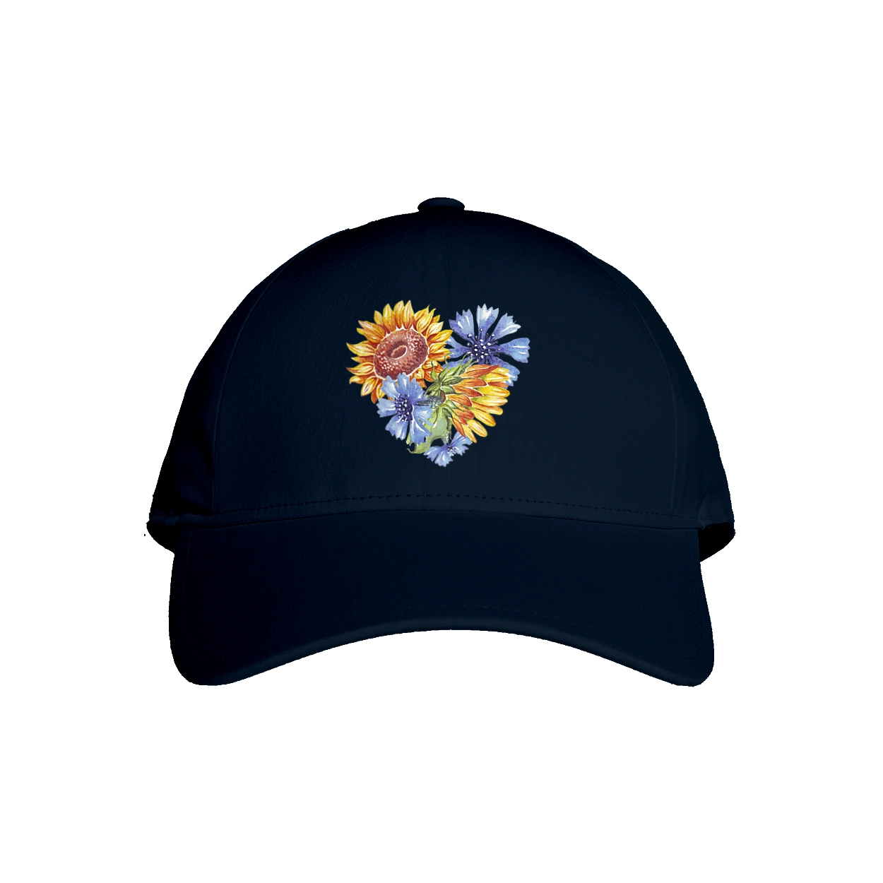 Серце соняшники та фіалки