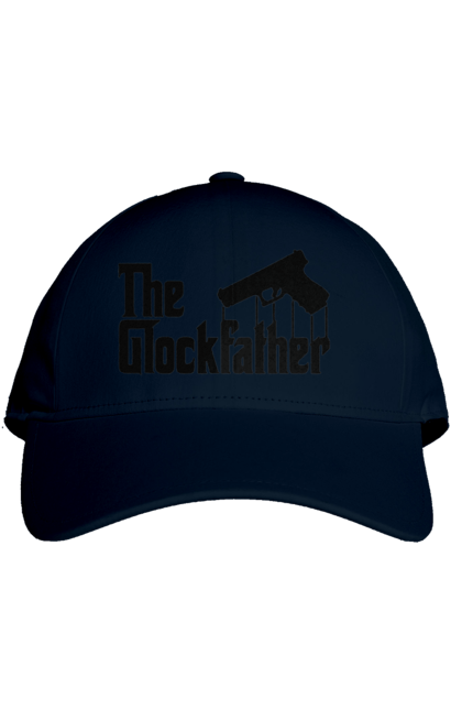 Cap with prints The Glockfather. Firearm, gangster, glock, glockfather, godfather reference, gun, pistol, weapon. 2070702