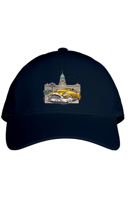 Кепка з принтом "Автомобіль та архітектура модерн". Автомобіль, архітектура, модерн. 2070702