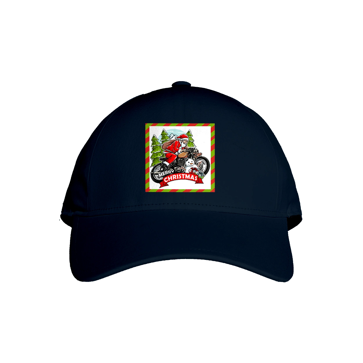 Санта на мотоцикле