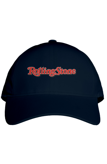 Кепка с принтом Rolling Stones. Blues rock, music, rolling stones, блюз-рок, группа, музыка, ритм-н-блюз, рок-н-ролл, роллинг стоунз. 2070702