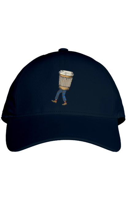 Кепка з принтом "Людина Кава". Кава. 2070702