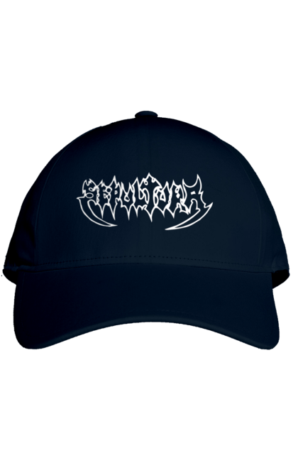 Кепка з принтом "Sepultura". Sepultura, грув метал, група, дет метал, метал, музика, ню метал, рок, треш метал. 2070702