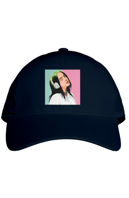 Кепка з принтом "Billie Eilish". Активістка, біллі айліш, мизукант, права, співачка, тварини. 2070702
