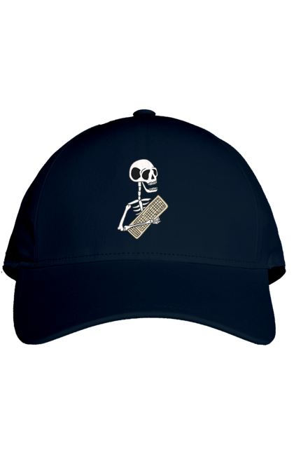 Кепка з принтом "Вічний кодер". Ай ті, айтішник, бінарний, код, програміст, розробник, хакер. 2070702