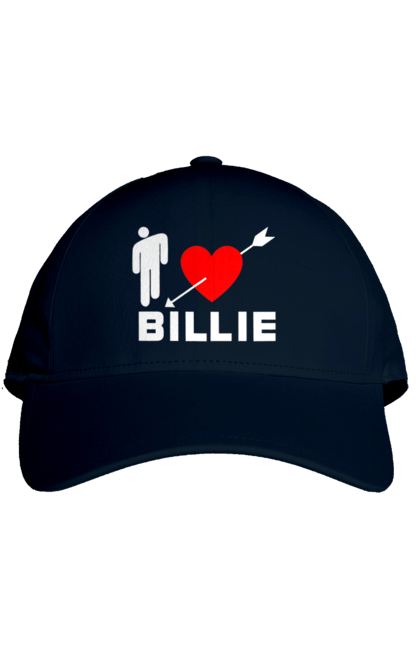 Кепка з принтом "Біллі Айліш". Біллі айліш, логотип біллі айліш, принт біллі айліш, співачка біллі айліш. 2070702