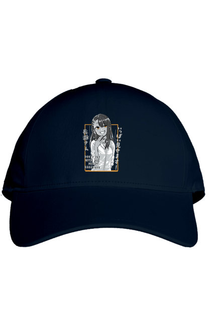 Кепка з принтом "Не знущайся з мене, Наґаторо сан". Anime, hayase nagatoro, manga, nagatoro, аніме, манга, наґаторо, хаясе наґаторо. 2070702