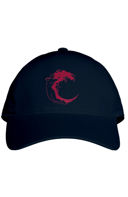 Кепка с принтом Лунная девушка. Девушка, звезды, космический, космос, луна. 2070702