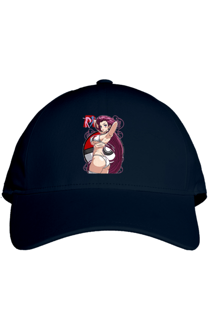 Cap with prints Pokemon Jessie. Anime, games, jessie, nintendo, pokemon, pokemon go, r command, team rocket. 2070702