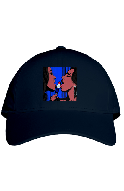 Кепка з принтом "Дівчата Лижуть Морозиво". Лізатт, смоктати. 2070702