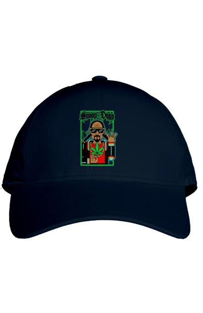 Cap with prints Snoop Dogg. Actor, musician, producer, rapper, snoop dogg. 2070702