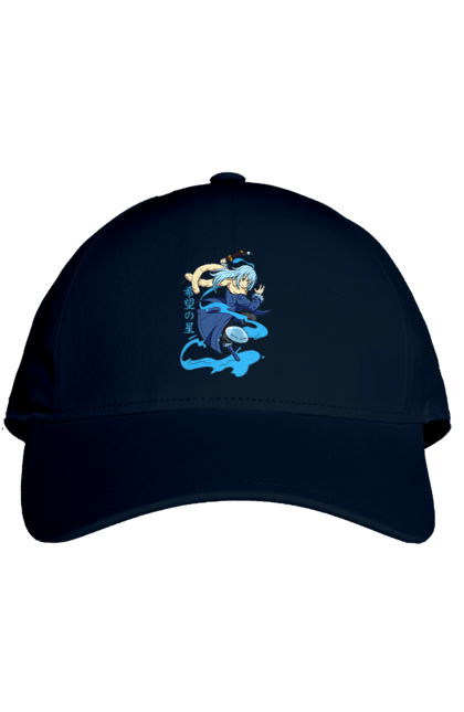 Кепка з принтом "Regarding Reincarnated to Slime". Reincarnated to slime, rimuru tempest, аніме, манга, новела, рімуру, рімуру темпест, слайм. 2070702