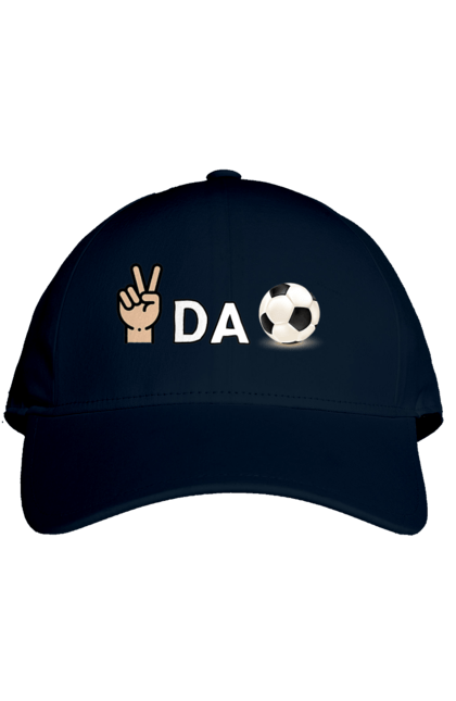 Кепка з принтом "Ребус піс да бол". Гумор, мем, писдабол, прикольна, ребус, смішна. 2070702