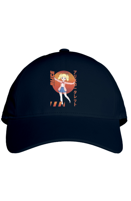 Cap with prints Kiniro Mosaic Alice Cartelet. Alice, alice cartelet, anime, gold mosaic, kiniro mosaic, kinmoza, manga. 2070702