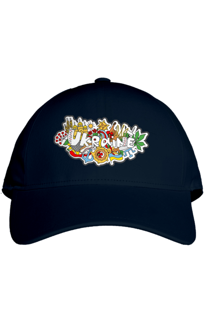 Кепка з принтом "Україна". Народи, символіка, україна. 2070702