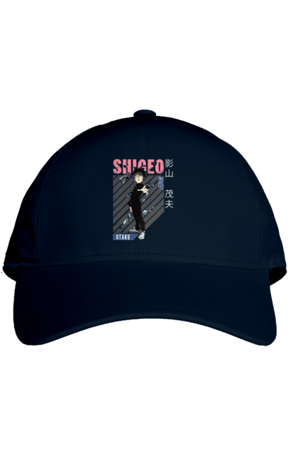 Cap with prints Mob Psycho 100. Anime, manga, mob, mob psycho 100, shigeo kageyama. 2070702